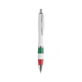 Penna a sfera Juke Tricolore ( Italy ) con meccanismo a scatto
