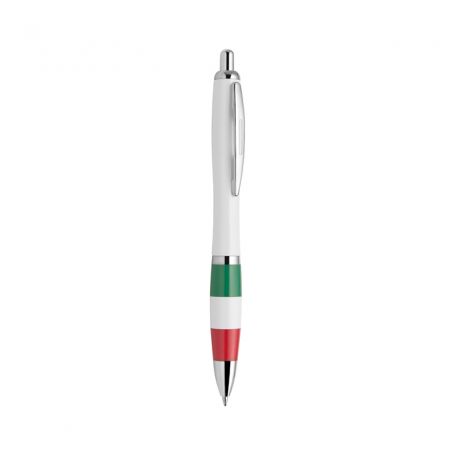 Ballpoint pen Juke Tricolore ( Italy ) with snap-action