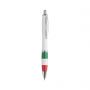 Penna a sfera Juke Tricolore ( Italy ) con meccanismo a scatto
