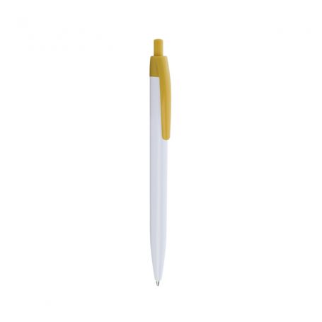 Ballpoint pen Bud-White with snap-action