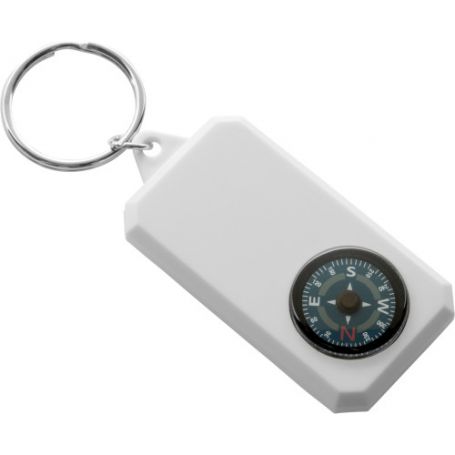 The keychain compass plastic customizable with your logo