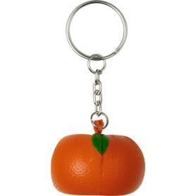 Portachiavi antistress frutta forma arancia personalizzabile con il tuo logo