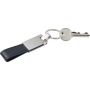 key ring in stainless steel and PU, customized with your logo