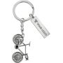 metal key ring "bicycle" customizable with your logo