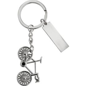 Métal keychain "vélo" personnalisable avec votre logo