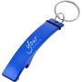 key ring / bottle opener curved aluminum customizable with your logo