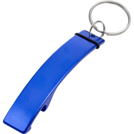 Keychain / bottle opener in aluminum customizable with your logo. 8799