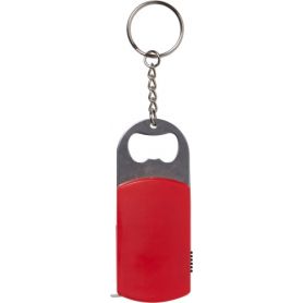Keychain multi-purpose ( light, meter, bottle-opener ) customizable with your logo