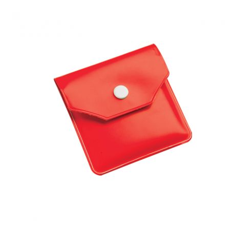 Posacenere tascabile ingnifugo 8 x 8 cm, personalizzabile con il tuo logo