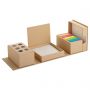 Set da scrivania Box Cubo Ecologico, porta penne con segnapagine