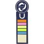 Set the memo with stick the coloured and function ruler customized with your logo