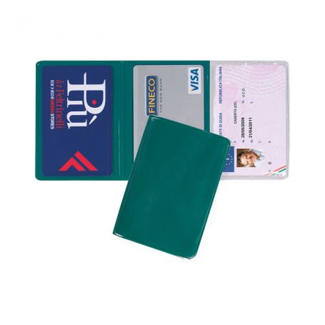 Cards in PVC, 3 pockets, personalized with your logo