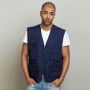 Gilet multipockets top sans manches en Policotton, Multi, Unisexe, Ale