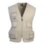 Gilet multipockets top sans manches en Policotton, Multi, Unisexe, Ale