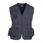 Gilet multipockets top sans manches en Policotton, Multi, Unisexe, Ale