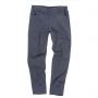 Pantalon bleu en Super Stretch Slim Chino 100% Coton, Unisexe, Résultat