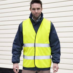 Vest high visibility to EN ISO 20471:2013, class 2, conforming to directive 89/686/EEC