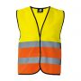 Vest high visibility, two-tone, EN ISO 20471:2013 + A1:By 2016, the Oeko-Tex® Standard 100
